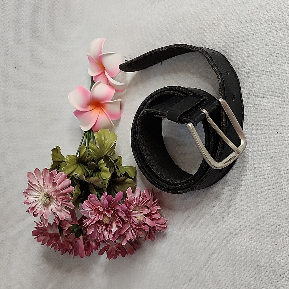 Genuine Leather Black Belt